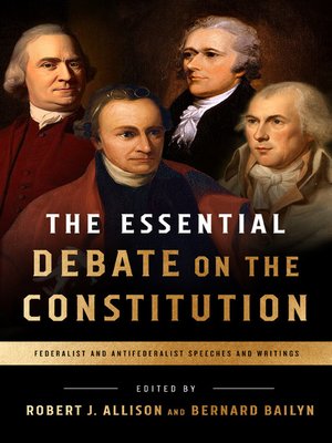 cover image of The Essential Debate on the Constitution